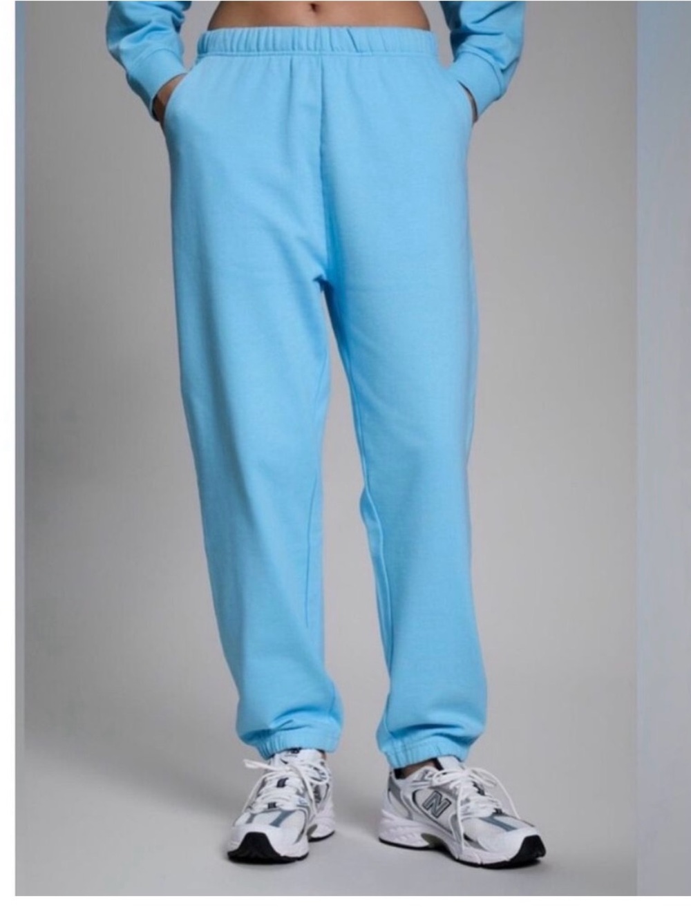 Revolve year of ours blue jogger sweatpants size extra small/small